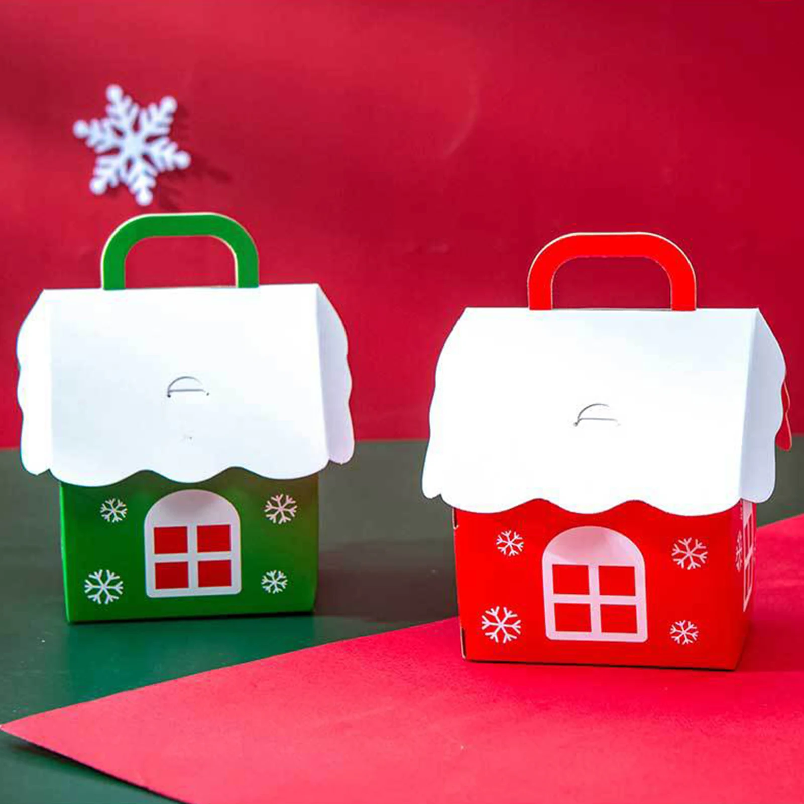10PCS Creative House Type Christmas Candy Box New Candy Carton Party Decoration Gift Packaging Box DIY Biscuit Packaging Bag
10PCS Creative House Type Christmas Candy Box New Candy Carton Party Decoration Gift Packaging Box DIY Biscuit Packaging Bag