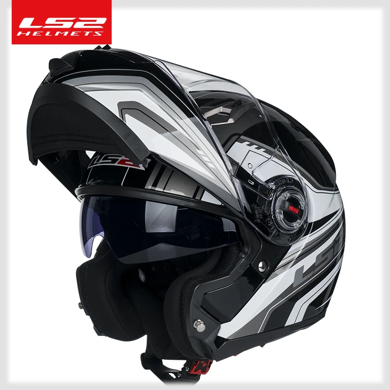 LS2 FF370 модульный мотоциклетный шлем с откидной крышкой мужской kask двойным