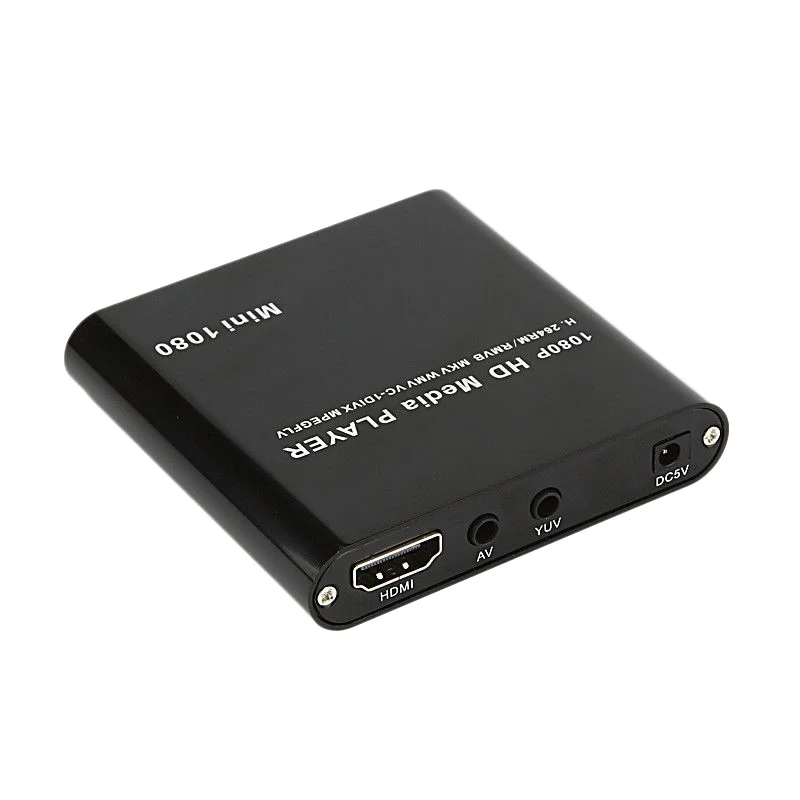 AMS Mini Full HD 1080P медиаплеер Поддержка HDMI/AV/USB/SD/MMC внешний HDD с европейской