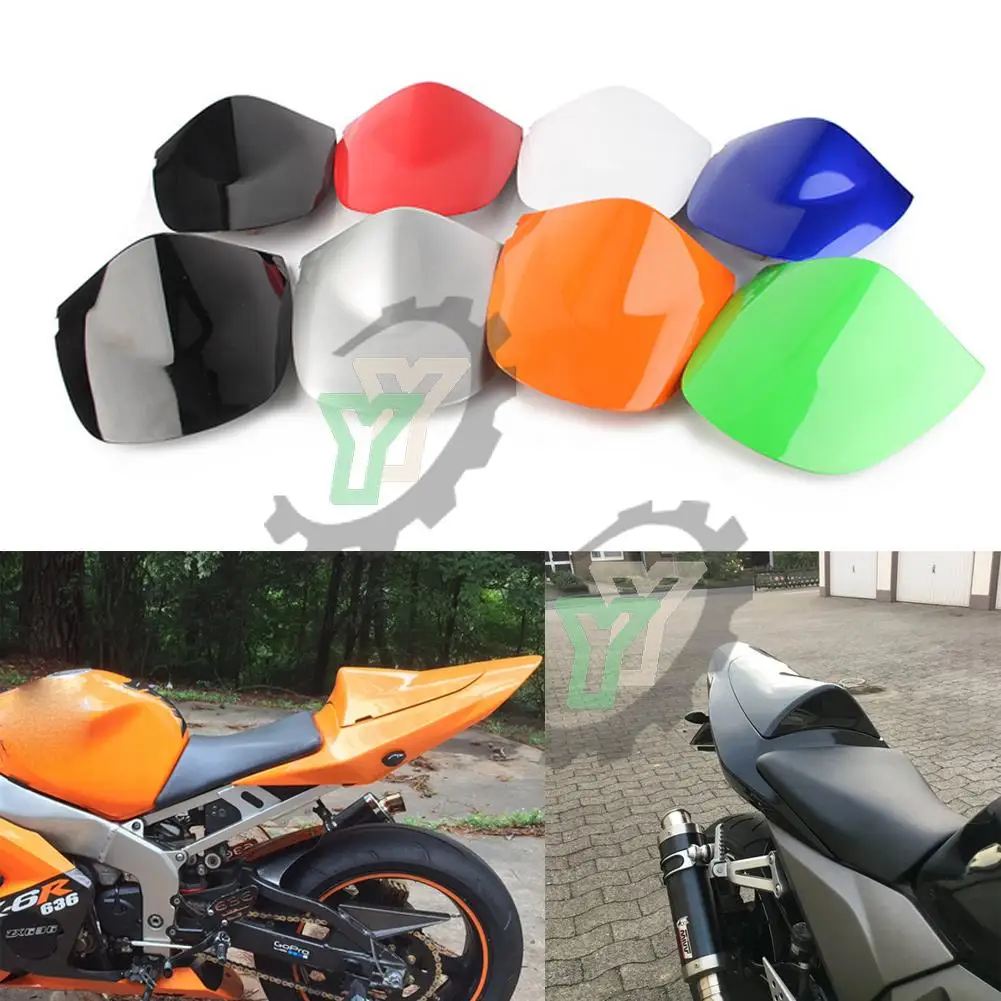 

8 Colour For Kawasaki ZX6R 2003 2004 Motorcycle Rear Seat Cover Cowl Fairing Passenger Pillion Tail Back Cover ZX 6R 03 04 abs
