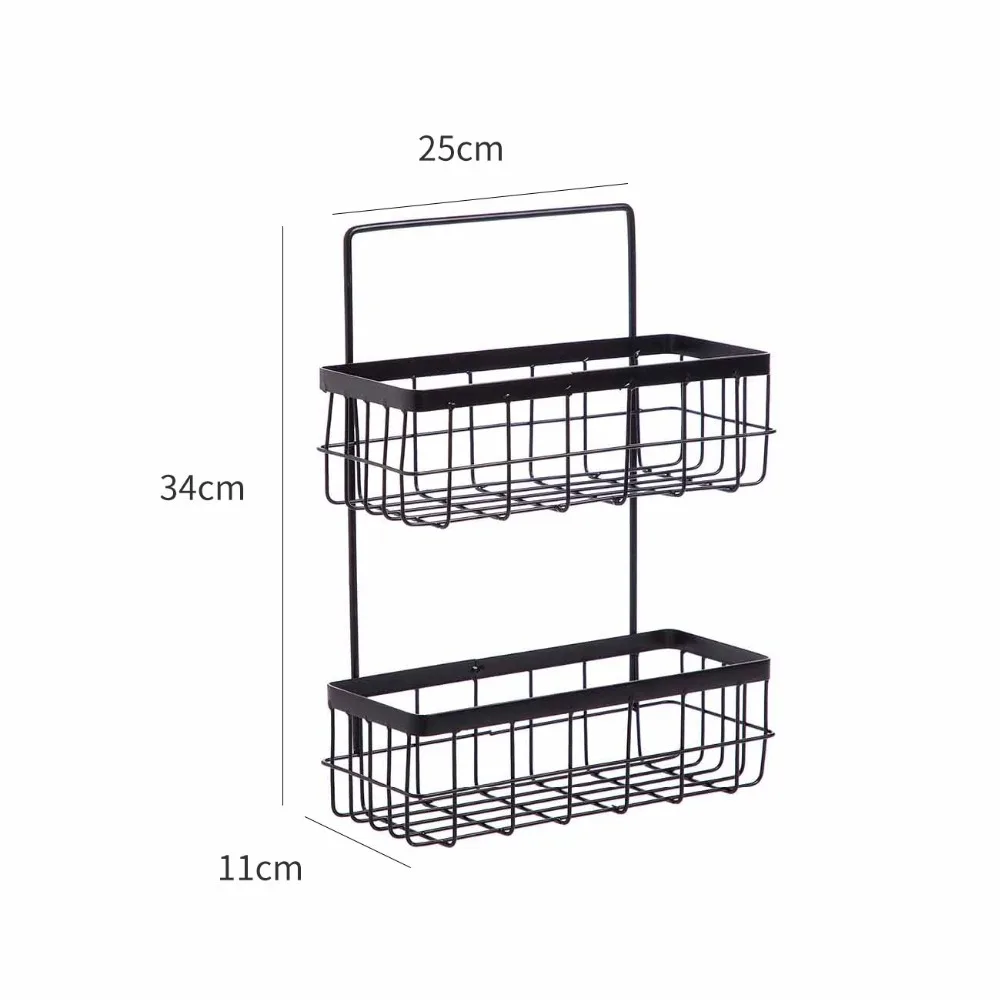 Bathroom Punch-Free Racks Bathroom Wrought Iron Storage Rack Kitchen Multi-Layer Organization Rack Wall-Mounted Storage Rack
Bathroom Punch-Free Racks Bathroom Wrought Iron Storage Rack Kitchen Multi-Layer Organization Rack Wall-Mounted Storage Rack