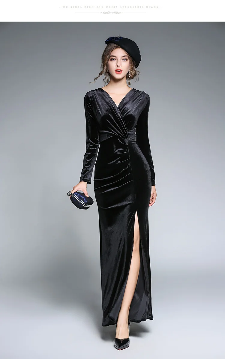 2020 Runway Dress Winter Evening Party Dresses Red Velvet Dress Women Long Sleeve Vintage Long Maxi Dresses Vestido Longo Robe
2020 Runway Dress Winter Evening Party Dresses Red Velvet Dress Women Long Sleeve Vintage Long Maxi Dresses Vestido Longo Robe