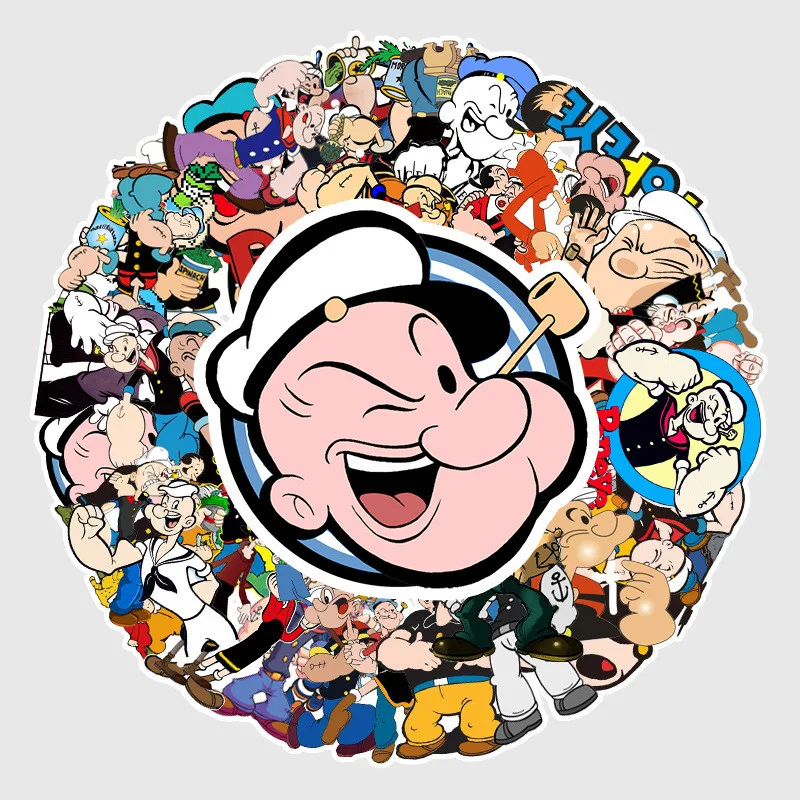 10/50Pcs Cartoon Popeye the Sailor Stickers Waterproof Decal Laptop Motorcycle Luggage Snowboard Fridge Phone Car Sticker
10/50Pcs Cartoon Popeye the Sailor Stickers Waterproof Decal Laptop Motorcycle Luggage Snowboard Fridge Phone Car Sticker
