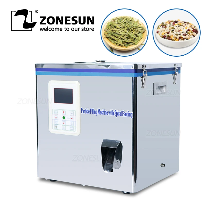 ZONESUN Tea Packaging Machine Sachet Filling Machine Can Filling Machine Granule Medlar Automatic Weighing Machine Powder Filler
ZONESUN Tea Packaging Machine Sachet Filling Machine Can Filling Machine Granule Medlar Automatic Weighing Machine Powder Filler