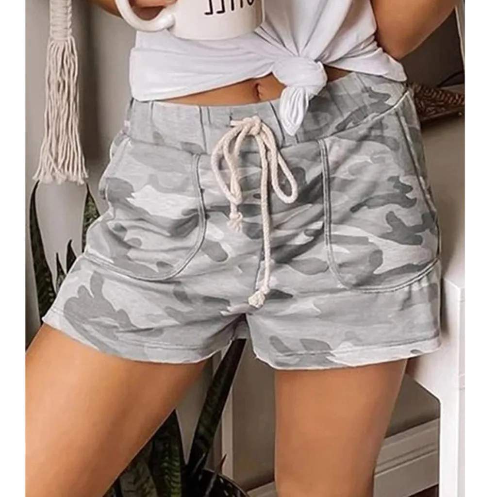 Military Printing Mini Comfy Above Knee Drawstring Shorts Casual Elastic Waist Pocket Loos Streetwear Women 2020 Szorty
Military Printing Mini Comfy Above Knee Drawstring Shorts Casual Elastic Waist Pocket Loos Streetwear Women 2020 Szorty
