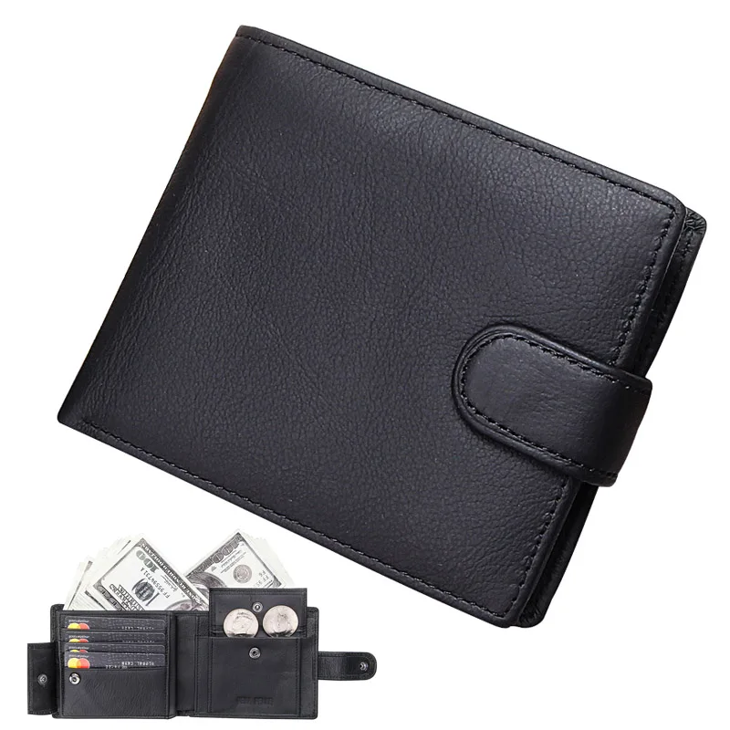Mens Wallet Genuine Leather Wallets Men Brief Design Business Slim Credit Card Holders Hasp Clutch Purse with Coin Pocket Male
Mens Wallet Genuine Leather Wallets Men Brief Design Business Slim Credit Card Holders Hasp Clutch Purse with Coin Pocket Male