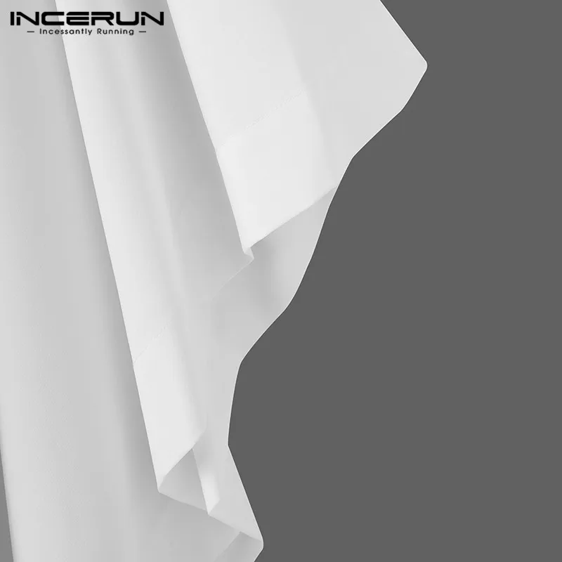 Man Loose Irregular Islamis Saudi Style Clothing INCERUN Fashion Print Muslim Robes Men Flare Sleeve Round Neck Jubba Thobe 5XL
Man Loose Irregular Islamis Saudi Style Clothing INCERUN Fashion Print Muslim Robes Men Flare Sleeve Round Neck Jubba Thobe 5XL