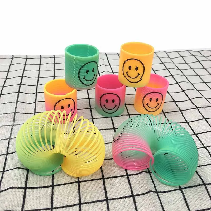 10pcs/Lot Rainbow Circle Funny Toys Early Development Educational Folding Plastic Spring Coil Children's Creative Magical
10pcs/Lot Rainbow Circle Funny Toys Early Development Educational Folding Plastic Spring Coil Children's Creative Magical