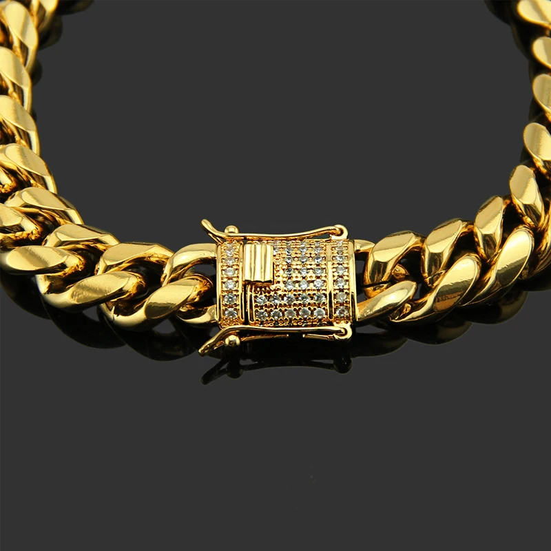 gold chains bracelets mens stainless steel cuban link chain on hand luxury bracelets charm hip hop punk bracelet gifts for male
gold chains bracelets mens stainless steel cuban link chain on hand luxury bracelets charm hip hop punk bracelet gifts for male