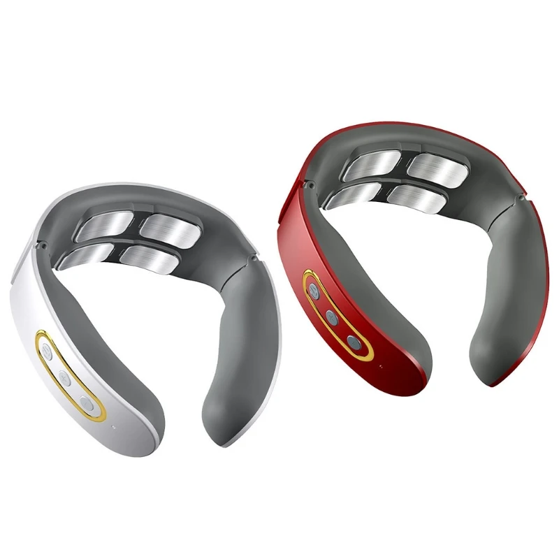 Neck Massager with Heat Intelligent Wireless Electric Pulse Massager Portable 4 Massage Heads Travel Cordless for Home Office
Neck Massager with Heat Intelligent Wireless Electric Pulse Massager Portable 4 Massage Heads Travel Cordless for Home Office