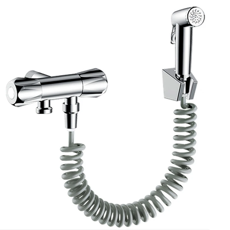 1Set ABS Bidet Shower Solid Brass Valve Bidet Faucet Muslim Ducha Higienica Tap Toilet Faucets
1Set ABS Bidet Shower Solid Brass Valve Bidet Faucet Muslim Ducha Higienica Tap Toilet Faucets