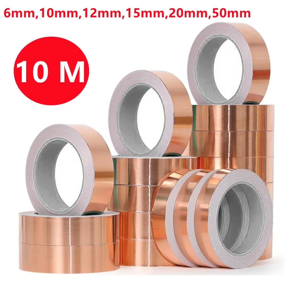 10m Guitar Pickup Copper Foil Shielding Tape Conductive Copper Foil Tape Mosquito Repellent Guitar Pickup Parts
10m Guitar Pickup Copper Foil Shielding Tape Conductive Copper Foil Tape Mosquito Repellent Guitar Pickup Parts
