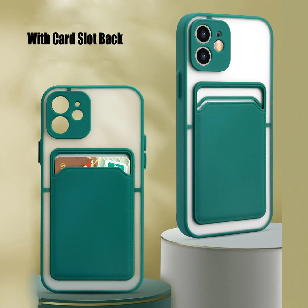 Silicone Phone Case for iPhone 12 Pro 12 Mini X Xr Xs 7 8 Card Slot Wallet Funda For iPhone 12 11 Pro Max Lens Protection Cover
Silicone Phone Case for iPhone 12 Pro 12 Mini X Xr Xs 7 8 Card Slot Wallet Funda For iPhone 12 11 Pro Max Lens Protection Cover