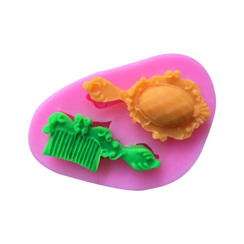 DIY Mirror Comb Soap Candy baking Fondant Mold Sugar Craft Cake Decorating Tools Christmas Silicone Mold
DIY Mirror Comb Soap Candy baking Fondant Mold Sugar Craft Cake Decorating Tools Christmas Silicone Mold