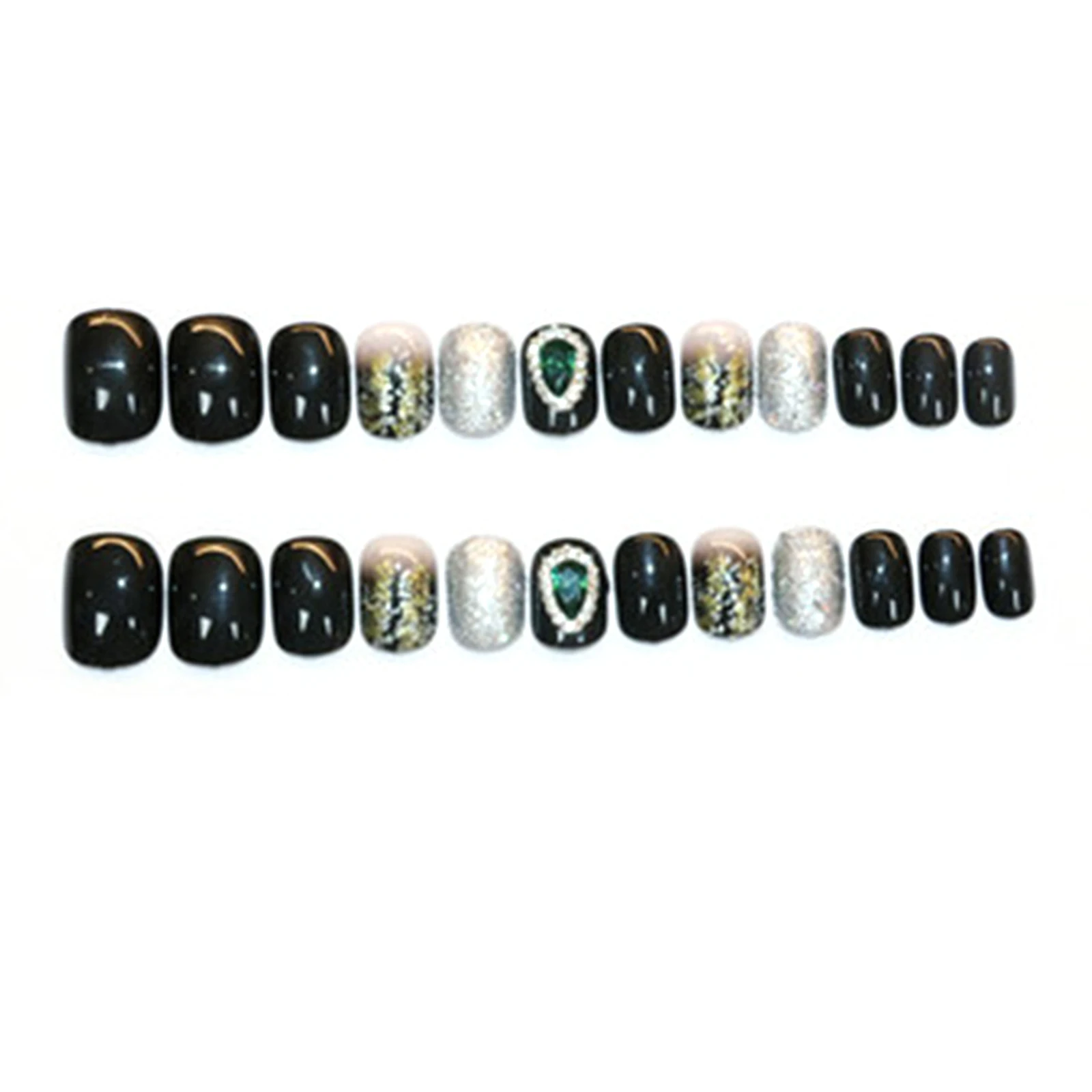 Jelly Nail Piece 24 Pcs Adhesive Round/flat/pointed Tip Manicure Patch With Decor False Nails Save Time Nail Patch Nail Art
Jelly Nail Piece 24 Pcs Adhesive Round/flat/pointed Tip Manicure Patch With Decor False Nails Save Time Nail Patch Nail Art