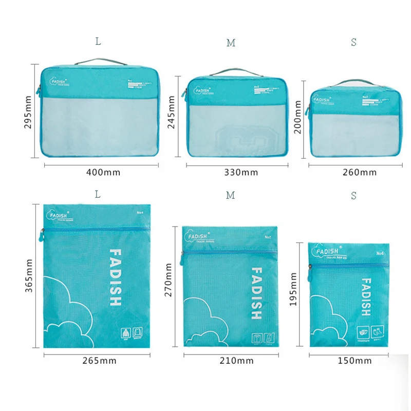 7pcs Portable Travel Storage Bags Clothes Organizer Cosmetic Toiletry Pouch Luggage Kit Accessories Supplies Storage Bags
7pcs Portable Travel Storage Bags Clothes Organizer Cosmetic Toiletry Pouch Luggage Kit Accessories Supplies Storage Bags