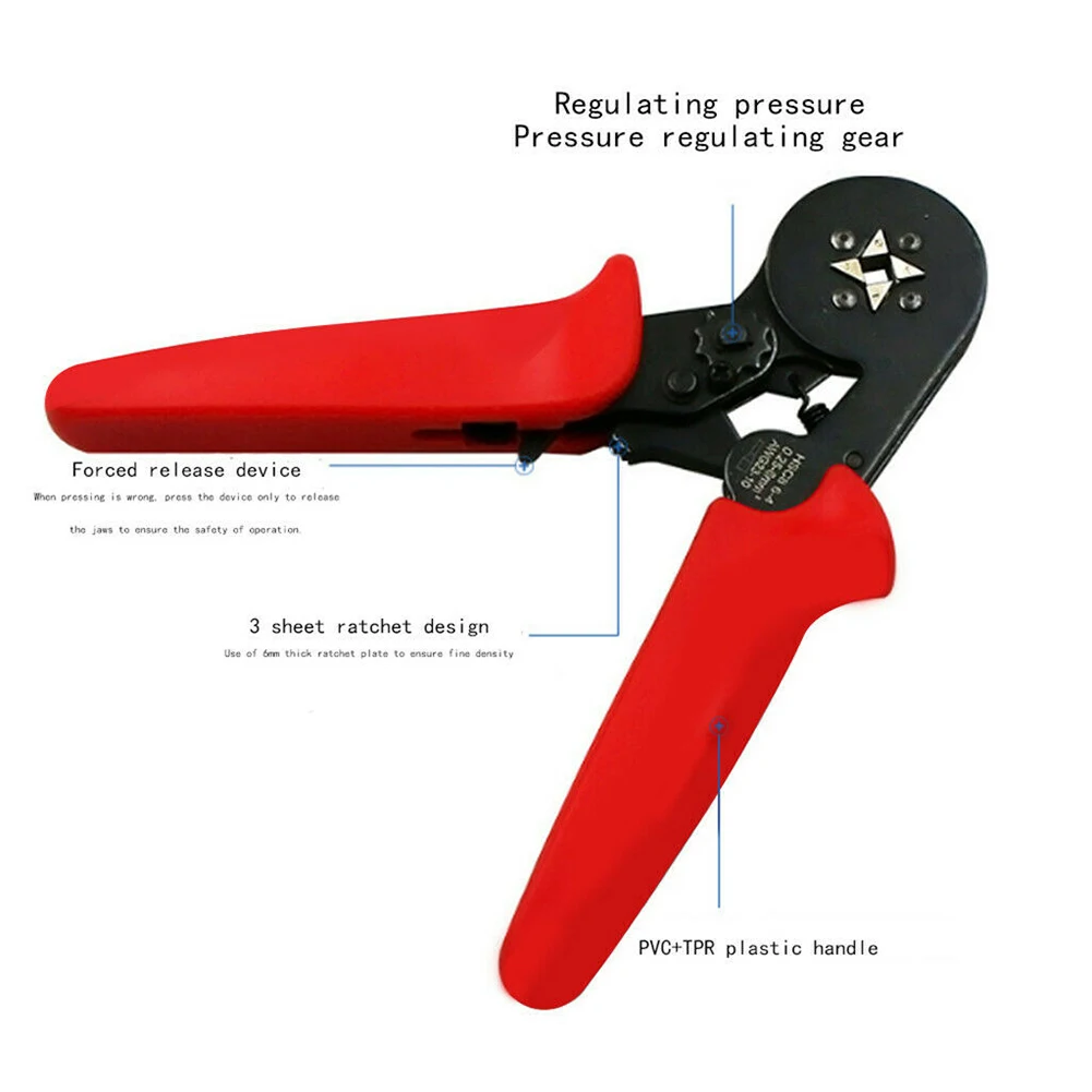Ferrule Crimping Tool Self-Adjustable Ratchet Wire Crimping Plier with 1200pcs Connectors Terminal MJJ88
Ferrule Crimping Tool Self-Adjustable Ratchet Wire Crimping Plier with 1200pcs Connectors Terminal MJJ88