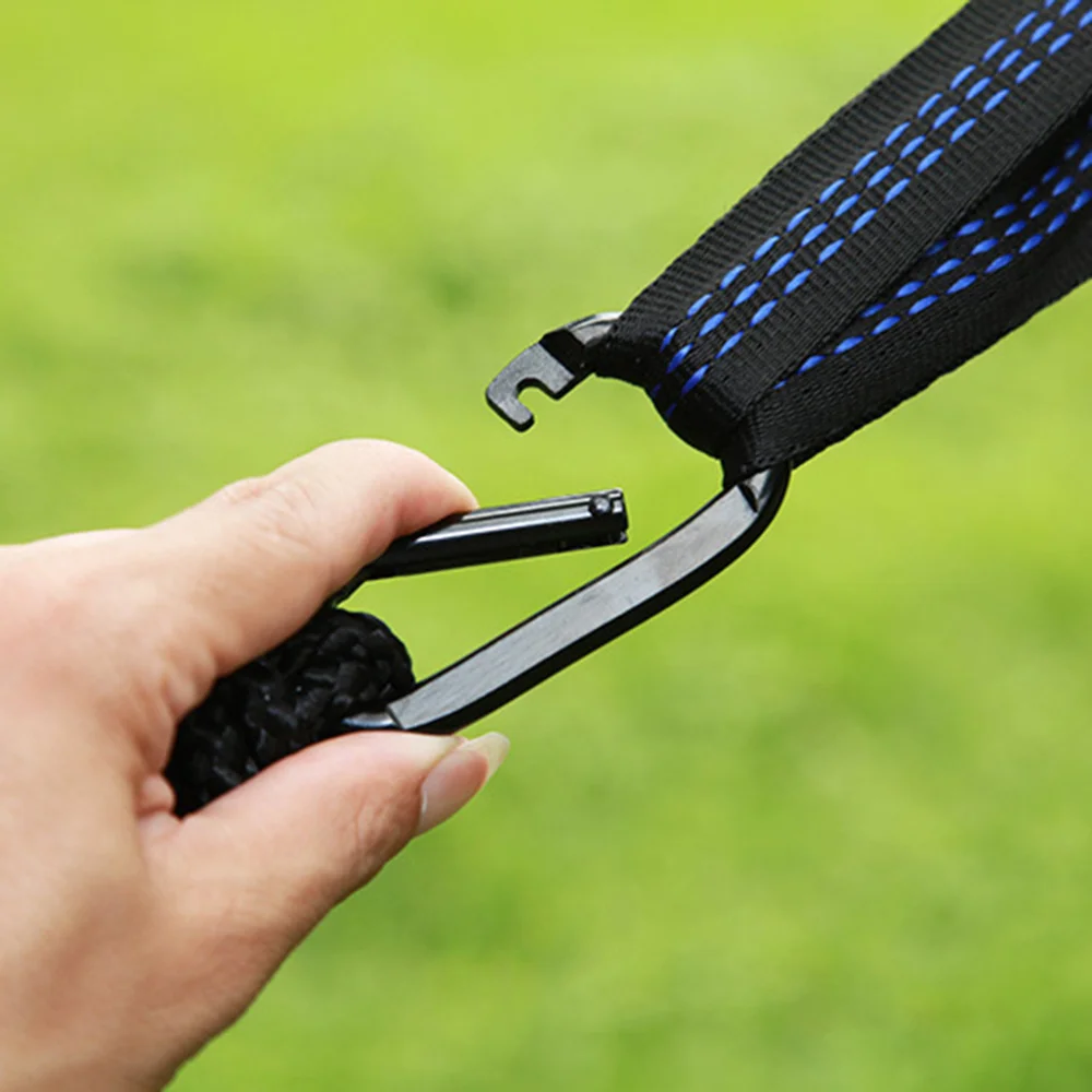 Set of 2pcs Hammock Straps Tree Swing Hanging Strap Ropes + 2pcs Carabiners and 1pc Storage Bag for Outdoor Activities
Set of 2pcs Hammock Straps Tree Swing Hanging Strap Ropes + 2pcs Carabiners and 1pc Storage Bag for Outdoor Activities