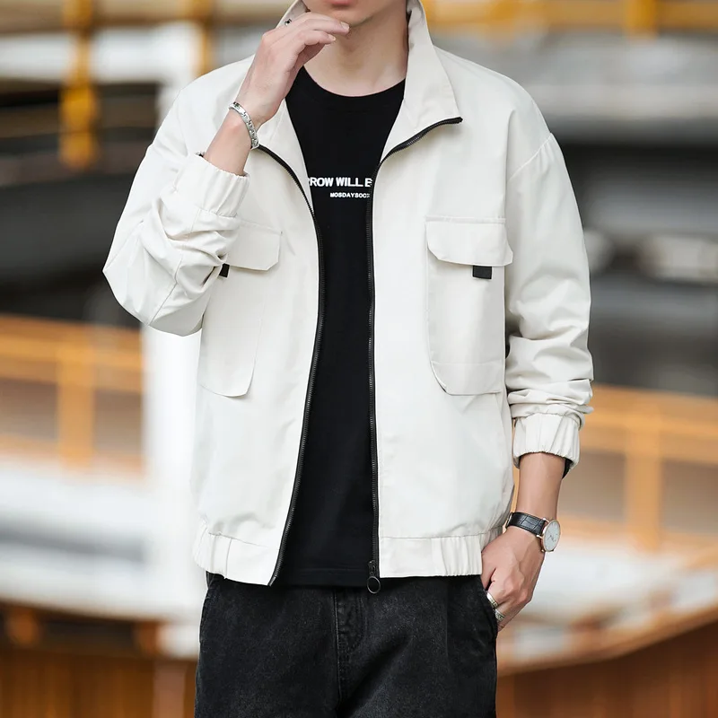 2021 spring and autumn new men's jacket jacket casual fashion trend solid color all-match high-quality baseball uniform top
2021 spring and autumn new men's jacket jacket casual fashion trend solid color all-match high-quality baseball uniform top