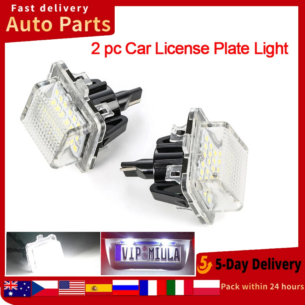 DC12-30V 6000K led lights IP68 License Plate Light super bright LED chip 50,000 hours car accessories For Mercedes Benz
DC12-30V 6000K led lights IP68 License Plate Light super bright LED chip 50,000 hours car accessories For Mercedes Benz