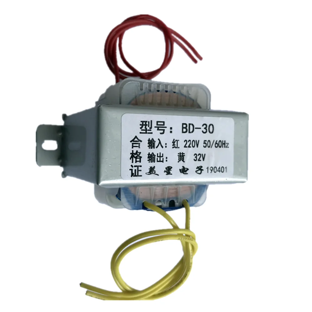 Transformer rated power 30W BD-30 220V to 32V dental grinding machine transformer AC 0.5A / 1A SAHSHIN
Transformer rated power 30W BD-30 220V to 32V dental grinding machine transformer AC 0.5A / 1A SAHSHIN