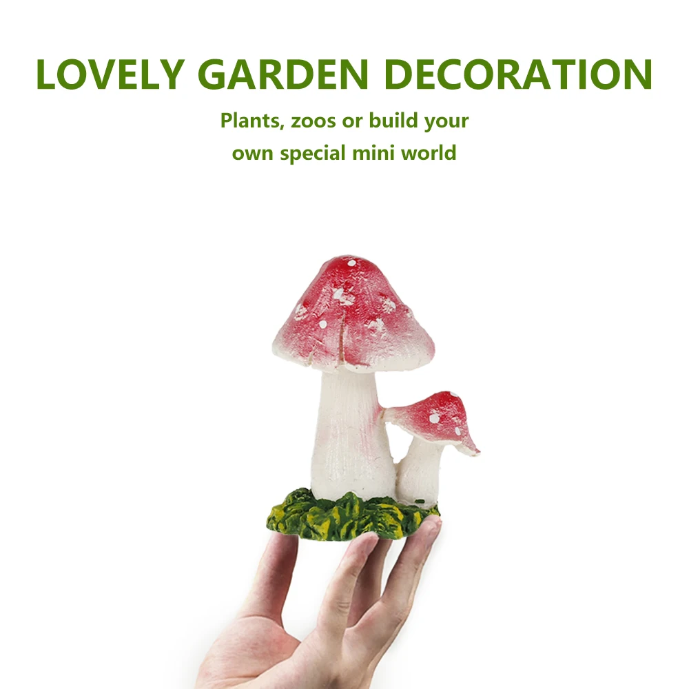 Resin Mushroom Ornaments Garden House Statue Micro-Landscape Ornaments DIY Mini Model Decoration Garden Lawn Yard Decoratives
Resin Mushroom Ornaments Garden House Statue Micro-Landscape Ornaments DIY Mini Model Decoration Garden Lawn Yard Decoratives