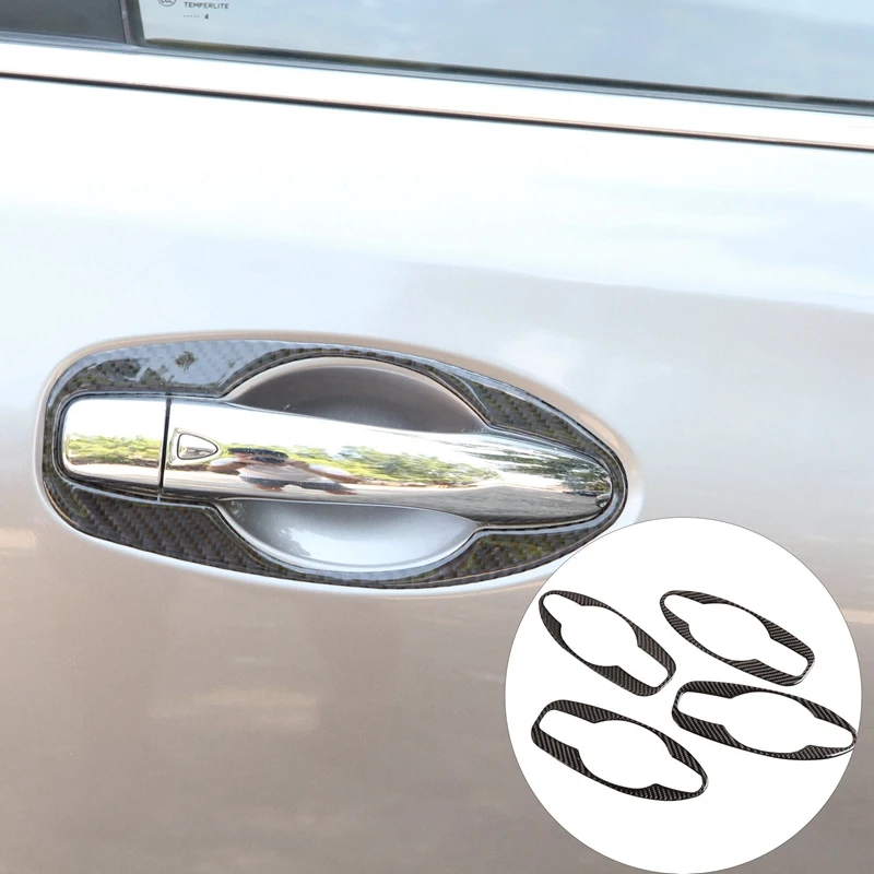 4Pcs Carbon Fiber ABS Exterior Door Handle Cover Trim Decoration Stickers for Nissan X-Trail 2014-2018
4Pcs Carbon Fiber ABS Exterior Door Handle Cover Trim Decoration Stickers for Nissan X-Trail 2014-2018
