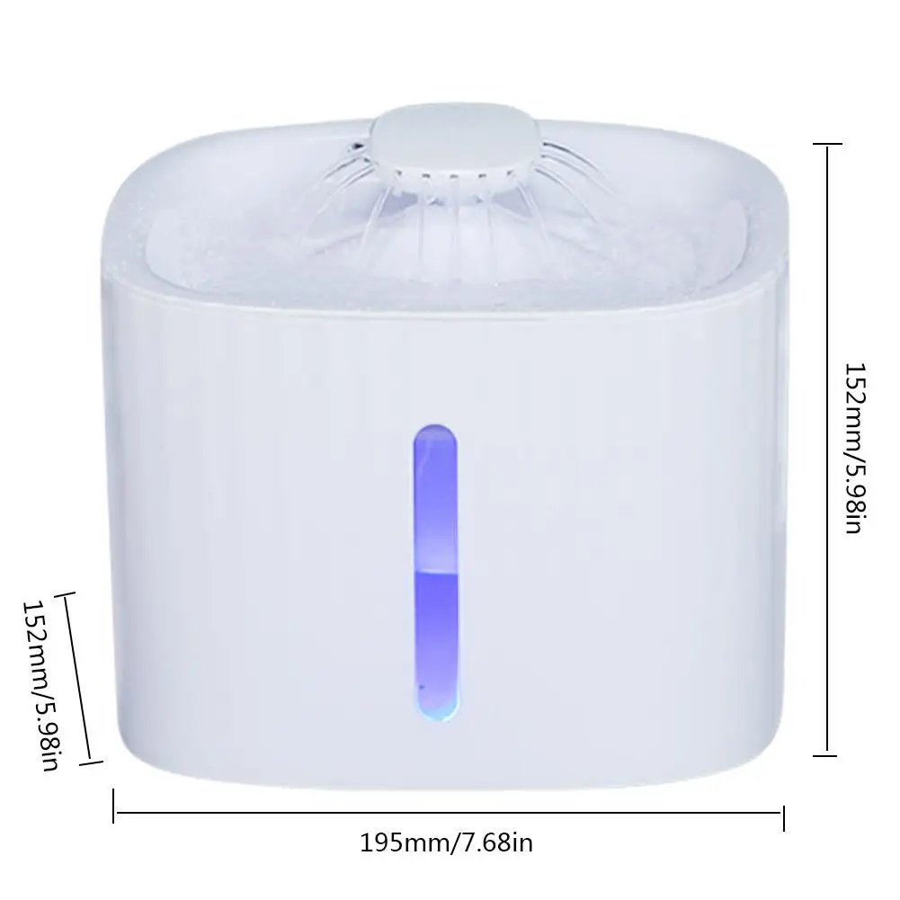 Pet Water Fountain Swan Neck Shaped Cat Water Dispenser USB Charging Automatic Drinking Fountain 2L With LED Light For Cat Dog
Pet Water Fountain Swan Neck Shaped Cat Water Dispenser USB Charging Automatic Drinking Fountain 2L With LED Light For Cat Dog