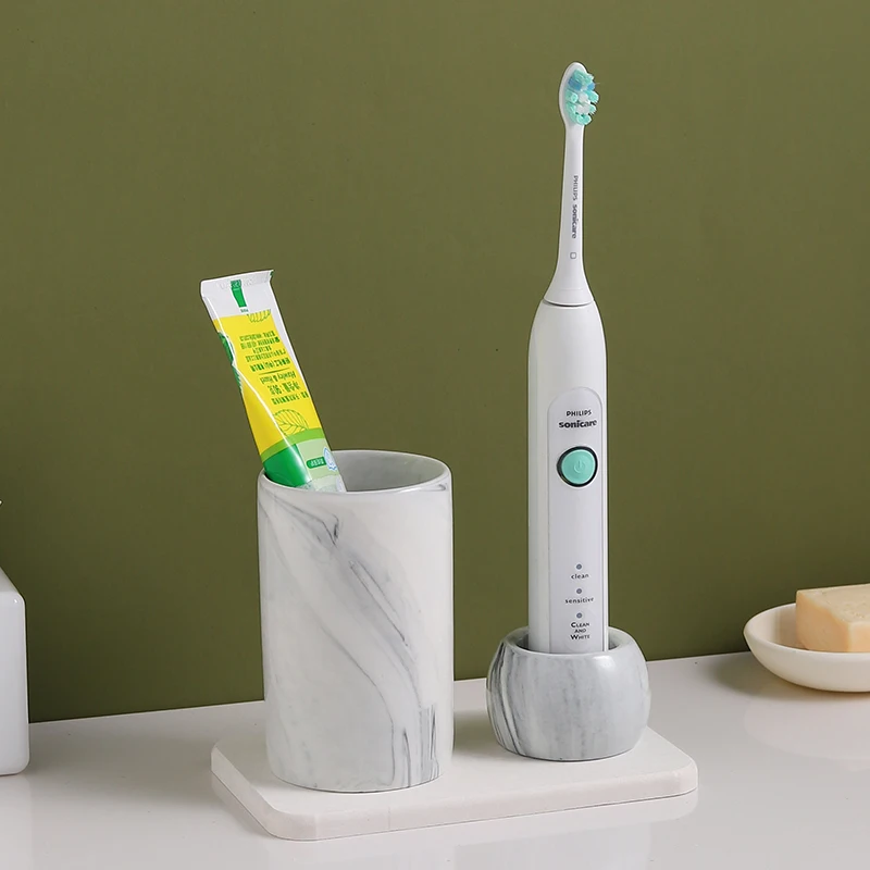 Dry Quickly Ceramic Round Electric Toothbrush Stand Base Holder With Mouth Washing Cup Organizer For Bathroom Tumblers
Dry Quickly Ceramic Round Electric Toothbrush Stand Base Holder With Mouth Washing Cup Organizer For Bathroom Tumblers