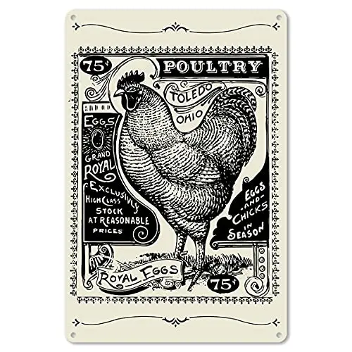 Funny Quote Farmhouse Metal Tin Sign Wall Decor - Vintage Chicken Coop Farm Tin Sign for Home Farm se Deds
Funny Quote Farmhouse Metal Tin Sign Wall Decor - Vintage Chicken Coop Farm Tin Sign for Home Farm se Deds