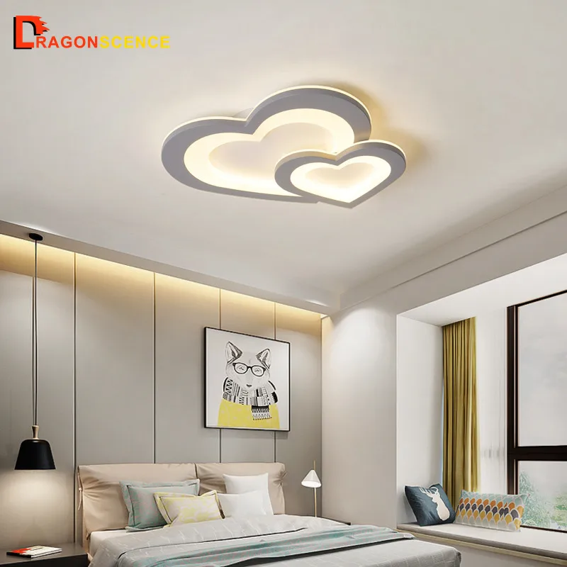 Dragonscence Modern Led ceiling light for bedroom Child's room Girl's room Gray and white heart Plexiglass led ceiling lamp
Dragonscence Modern Led ceiling light for bedroom Child's room Girl's room Gray and white heart Plexiglass led ceiling lamp