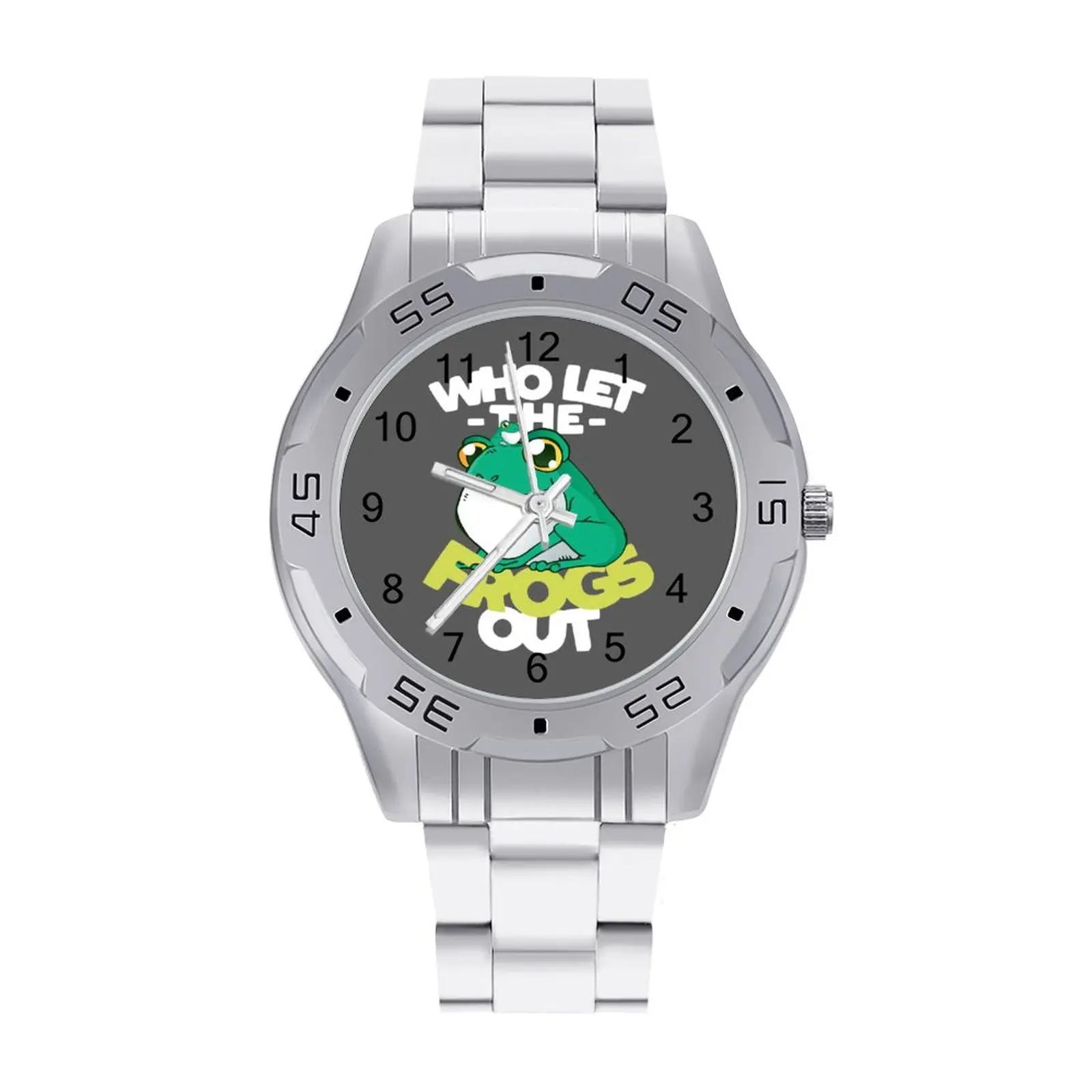 Crazy Frog Quartz Watch Stainless Design Wrist Watch Ladies Sport Creative Analog Wristwatch
Crazy Frog Quartz Watch Stainless Design Wrist Watch Ladies Sport Creative Analog Wristwatch