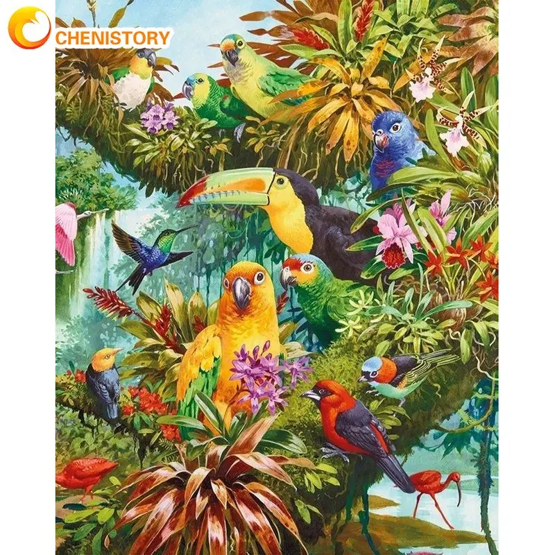 CHENISTORY Full Drill Diamond Painting Parrot Woodpecker Embroidery Animal Mosaic Handmade Gift Home Decor Diamond Art
CHENISTORY Full Drill Diamond Painting Parrot Woodpecker Embroidery Animal Mosaic Handmade Gift Home Decor Diamond Art