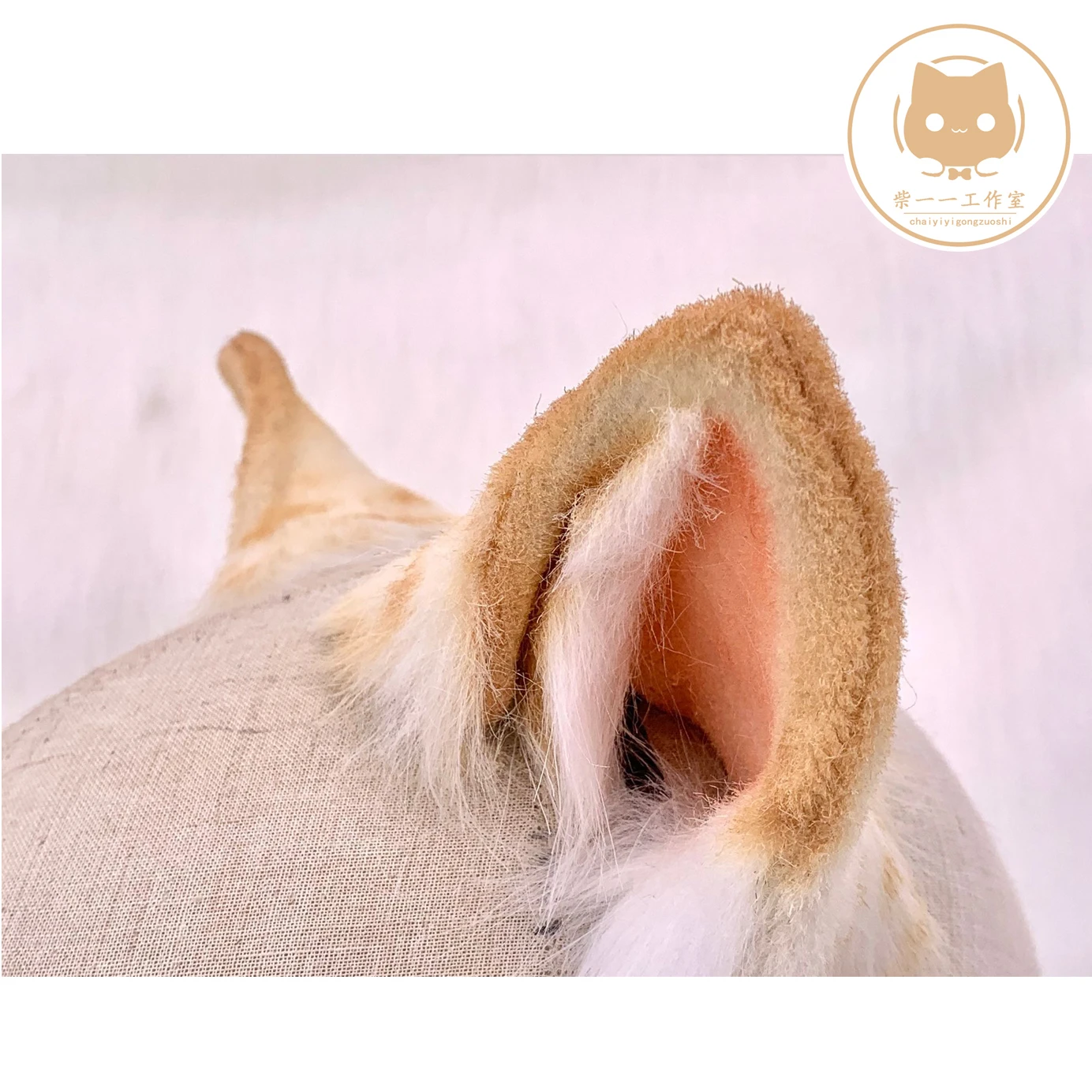 MMGG новый оранжевый Кот Neko уши обруч для волос аниме Лолита косплей костюм