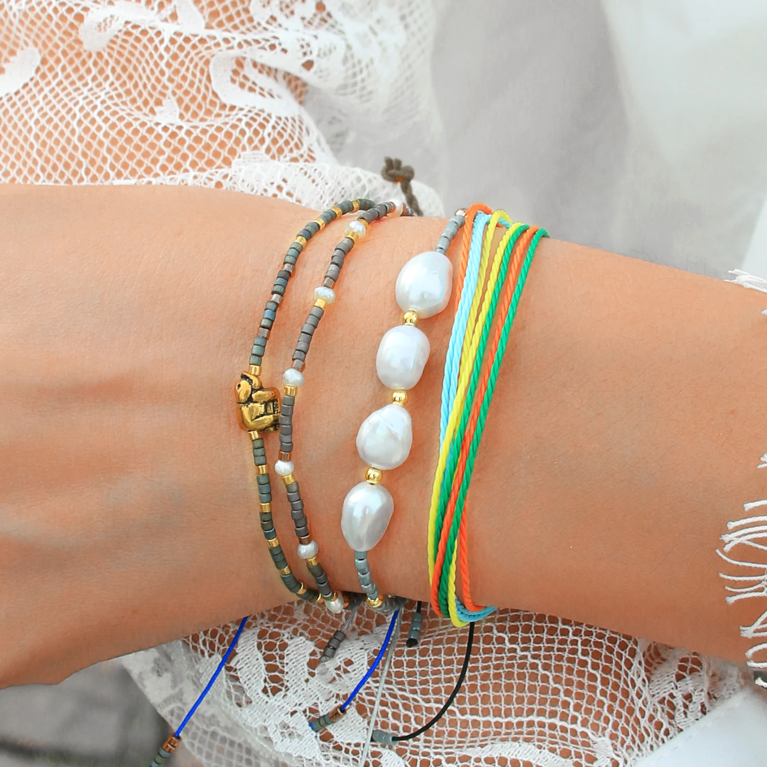KELITCH New 2022 Pearl Miyuki Women Bracelet Natural Wrap Handmade Charm Beaded Strand Bracelets Friends Jewelry for Gift
KELITCH New 2022 Pearl Miyuki Women Bracelet Natural Wrap Handmade Charm Beaded Strand Bracelets Friends Jewelry for Gift