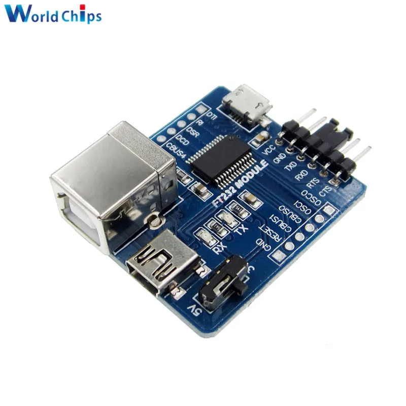 Модуль последовательного порта diymore FT232RL с тройным интерфейсом USB Type B