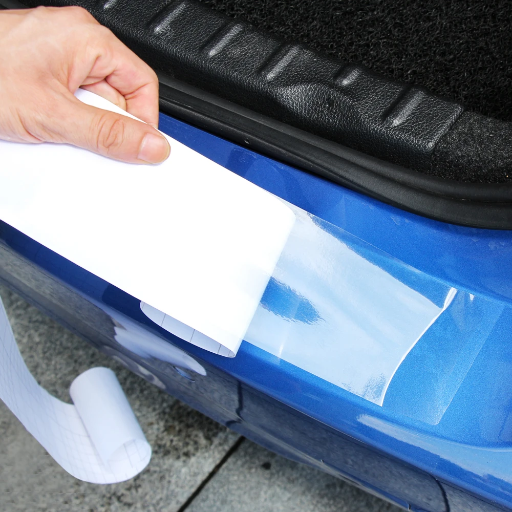 Прозрачная наклейка на багажник автомобильного бампера для Seat Ibiza Leon Cupra E-racer Ateca