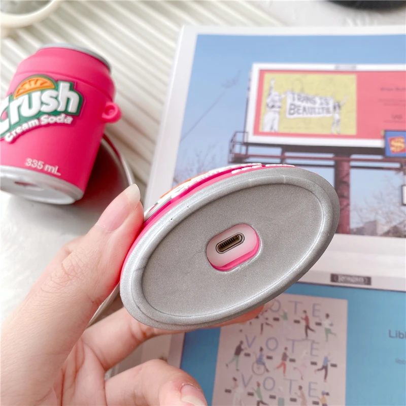 Brand Crush Cream Soda 3D Case For AirPods 1 2 Pro Cherry Drink Soft Silicone Wireless Bluetooth Earphone Protection Cover Funda
Brand Crush Cream Soda 3D Case For AirPods 1 2 Pro Cherry Drink Soft Silicone Wireless Bluetooth Earphone Protection Cover Funda