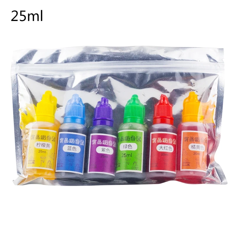 6pcs 25ml Liquid Pigment DIY Handmade Scented Candle Coloring Colorants for Jelly Soybean Wax Dye Making Accessories
6pcs 25ml Liquid Pigment DIY Handmade Scented Candle Coloring Colorants for Jelly Soybean Wax Dye Making Accessories