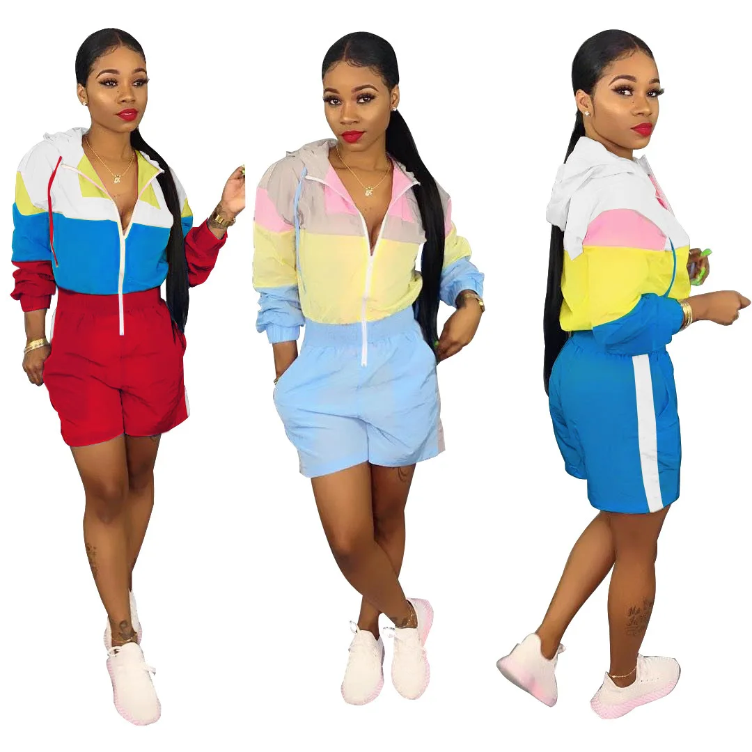AJ4062 Women's Fashion Jumpsuit Personality Hot Sale Color Matching Sunscreen Loose Hooded Jumpsuit Jumpsuit
AJ4062 Women's Fashion Jumpsuit Personality Hot Sale Color Matching Sunscreen Loose Hooded Jumpsuit Jumpsuit