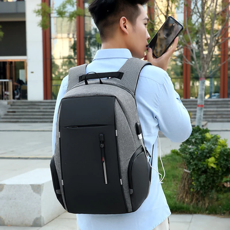 Super USB Charging Laptop Men Backpack Reflective Stripe Design Backpack for Men Large Travel Bags Male Waterproof Backpack
Super USB Charging Laptop Men Backpack Reflective Stripe Design Backpack for Men Large Travel Bags Male Waterproof Backpack