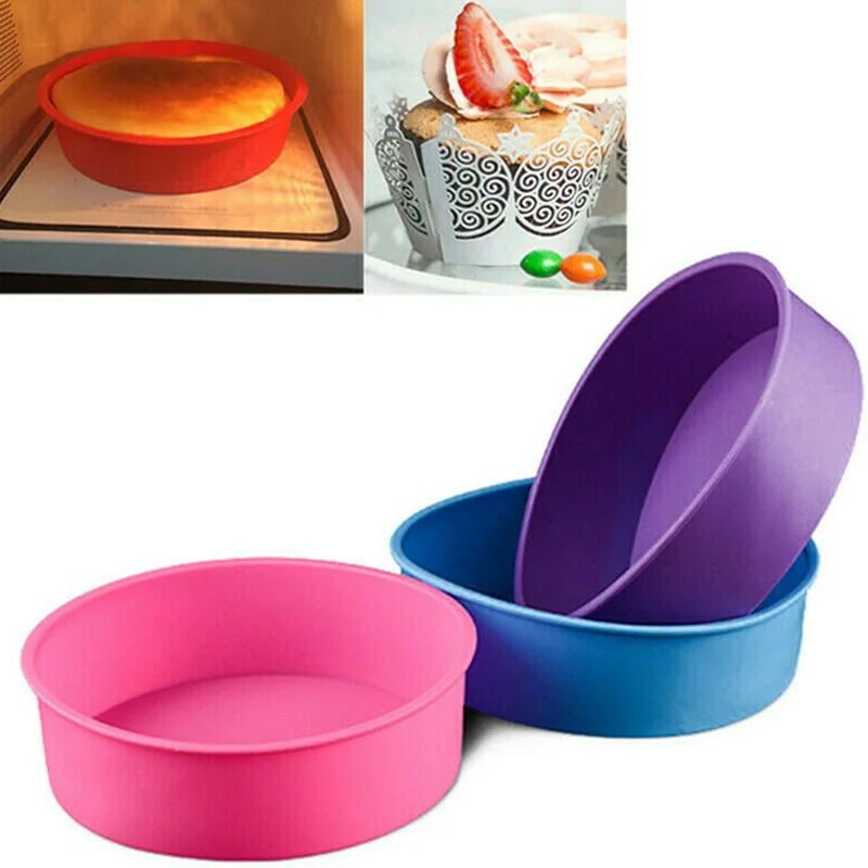 2021 6.5" Silicon Round Bread Cake Mold Moulds Baking Pan Tool DIY Pizza Bakeware New For Kitchen Dining Bar Baking Mold Random
2021 6.5" Silicon Round Bread Cake Mold Moulds Baking Pan Tool DIY Pizza Bakeware New For Kitchen Dining Bar Baking Mold Random