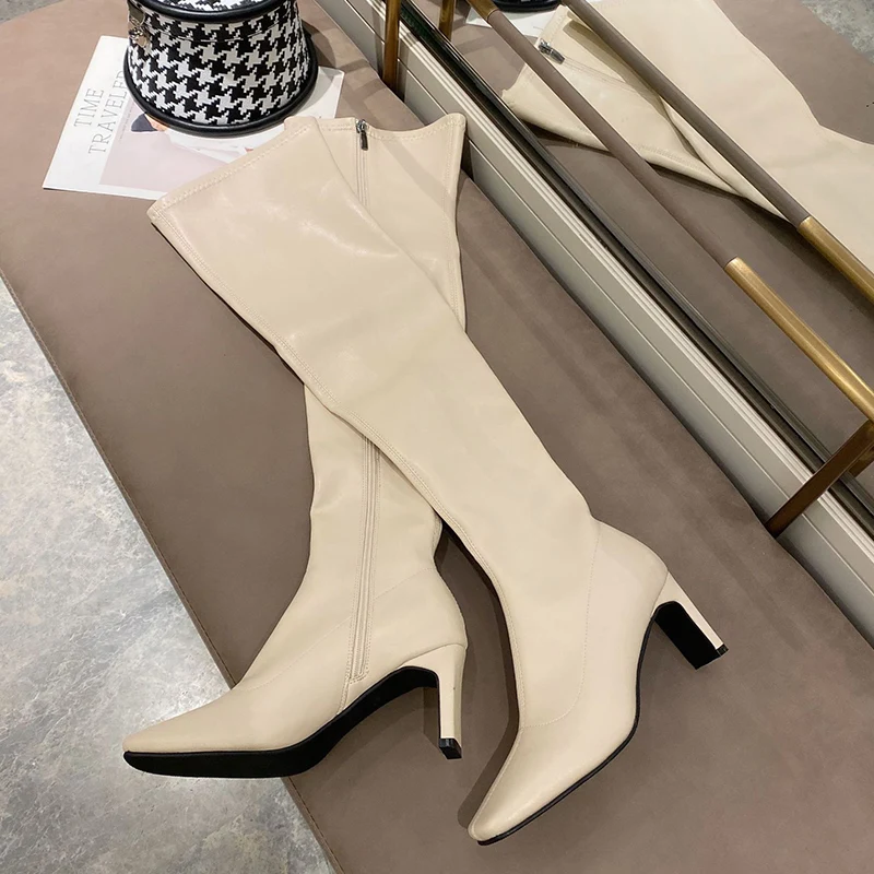 2020 Women Over The Knee High Boots Hoof Heels Winter Shoes Square Toe Sexy Fashion Women Boots Size 34-42
2020 Women Over The Knee High Boots Hoof Heels Winter Shoes Square Toe Sexy Fashion Women Boots Size 34-42