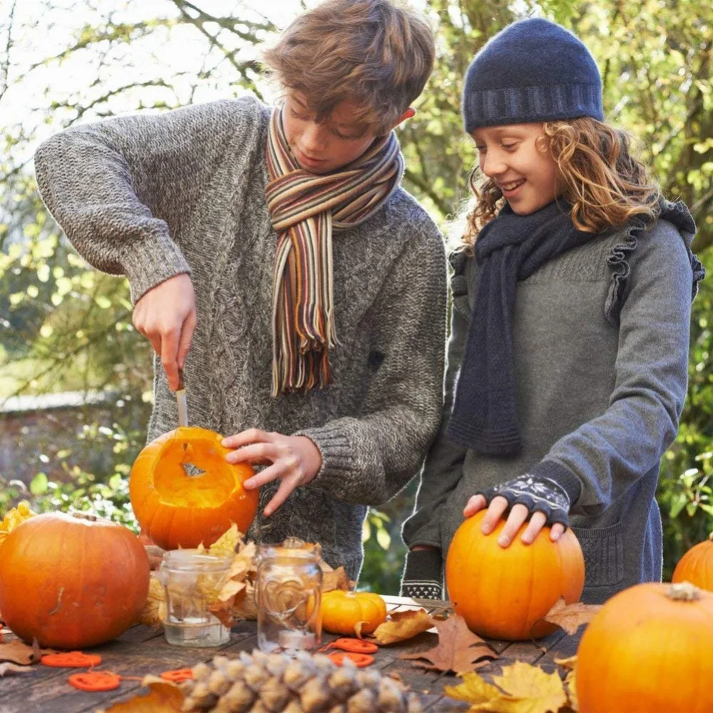 V 4 Pieces Stainless Steel Halloween Pumpkin Carving Kit Lamp Cuttings Durable Carving Tools Sculpting Set For Home Decors
V 4 Pieces Stainless Steel Halloween Pumpkin Carving Kit Lamp Cuttings Durable Carving Tools Sculpting Set For Home Decors