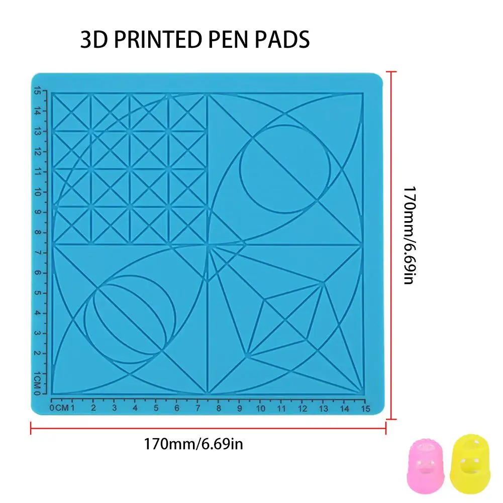 3D печатная ручка-накладка силиконовая геометрическая фигура копия DIY Дизайн