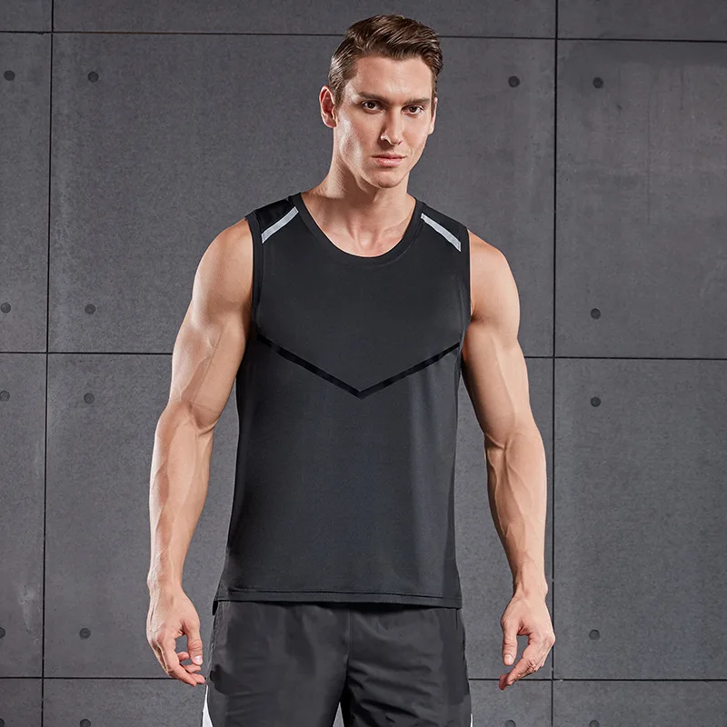 Men's summer sports sleeveless vest quick dry slim fit fitness running top solid print men singlet #MBF9124-9128
Men's summer sports sleeveless vest quick dry slim fit fitness running top solid print men singlet #MBF9124-9128
