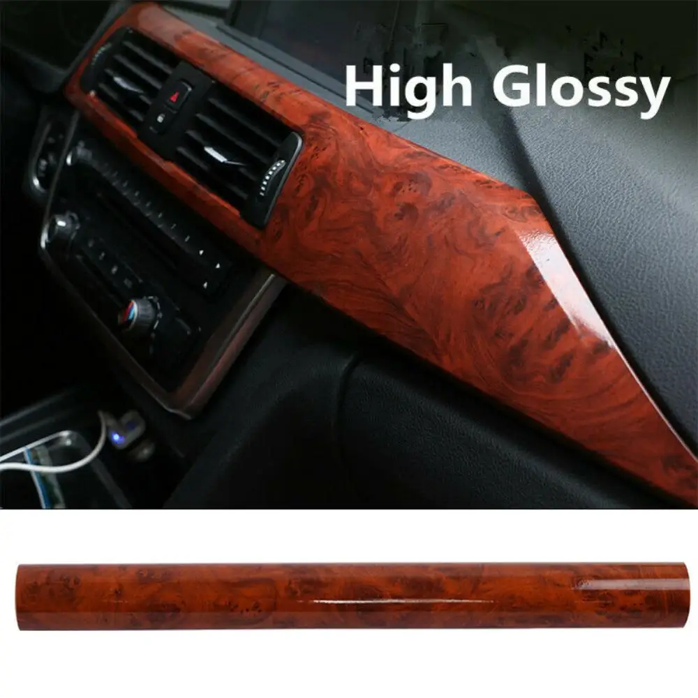High Glossy Wood Grain Vinyl Sticker Decal Film Car Internal Self Adhesive sticker Protective Coating
High Glossy Wood Grain Vinyl Sticker Decal Film Car Internal Self Adhesive sticker Protective Coating