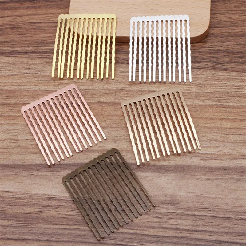5/8/13 teeth Comb Hair Jewelry Charm Women Gold/Silver plated 50mm Hair Comb Hairs Findings Barrettes Retro Headwear DIY
5/8/13 teeth Comb Hair Jewelry Charm Women Gold/Silver plated 50mm Hair Comb Hairs Findings Barrettes Retro Headwear DIY