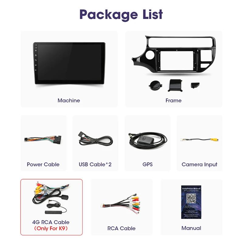 2 Din Android 10.0 Car Player Stereo Audio Radio ForKia RIO 4 K3 2015-2017 Multimedia Video Touch Screen 4G Wifi Speaker MP5 DVD
2 Din Android 10.0 Car Player Stereo Audio Radio ForKia RIO 4 K3 2015-2017 Multimedia Video Touch Screen 4G Wifi Speaker MP5 DVD