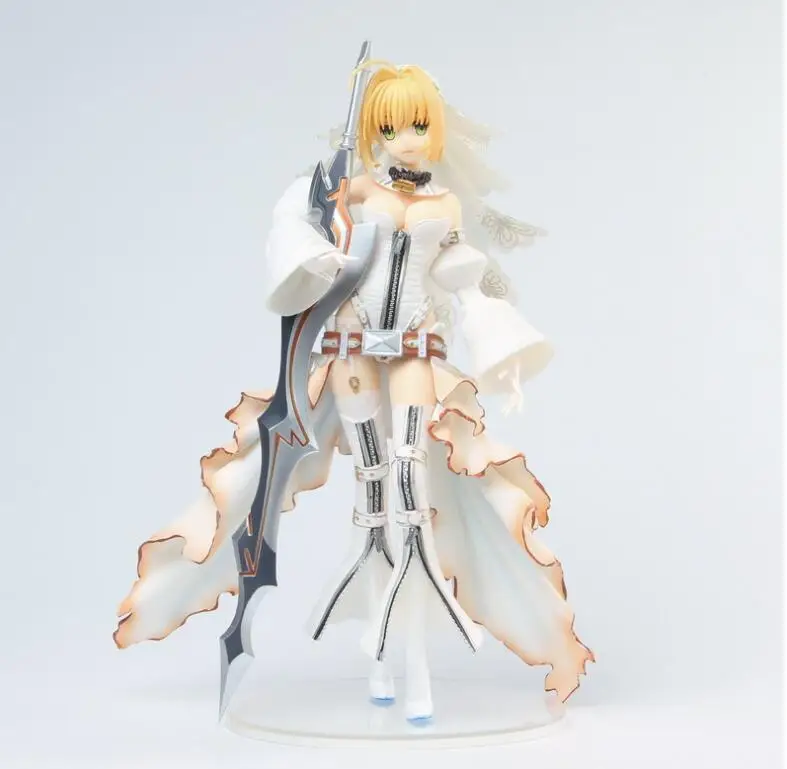 Fate Grand Order EXTRA CCC - Saber Nero свадебное платье для невесты ПВХ фигурка Коллекционная
